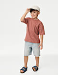 Camiseta 100% algodón texturizada (1-7 años)