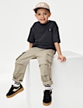 Pure Cotton Textured T-Shirt (1-7 Yrs)