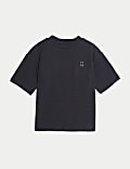 Pure Cotton Textured T-Shirt (1-7 Yrs)