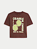 Pure Cotton Shell Graphic T-Shirt (2-8 Yrs)