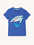 Pure Cotton Turtle T-Shirt (2 - 8 Yrs)