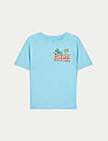 Pure Cotton Slogan T-Shirt (2-8 Yrs)