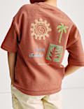 Pure Cotton Embroidered T-Shirt (2-8 Yrs)