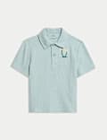 Cotton Rich Textured Polo Shirt (2-8 Yrs)