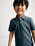 Cotton Rich Knitted Polo Shirt (2-8 Yrs)