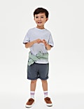 Pure Cotton Garment Dyed T-Shirt (2-8 Yrs)