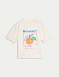 Cotton Rich Orange T-Shirt (2-8 Yrs)