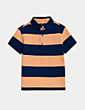 Pure Cotton Striped Polo Shirt (2-8 Yrs)