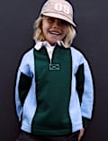 Cotton Rich Striped Rugby Top (2-8 Yrs)