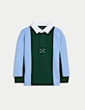 Cotton Rich Striped Rugby Top (2-8 Yrs)