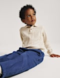 Pure Cotton Knitted Polo Shirt (2-8 Yrs)