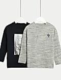Pure Cotton Robot Tops (2-8 Yrs)