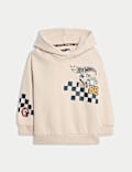 Sweat en coton à capuche et motif Hot Wheels™ (du 2 au 8 ans)