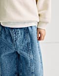 Jean coupe ballon décontractée 100 % coton (du 2 au 8 ans)