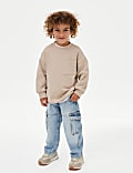 Jean cargo 100 % coton (du 2 au 8 ans)