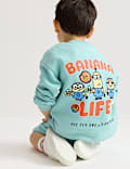 Cotton Rich Minions&trade; Graphic Sweatshirt (2-8 Yrs)