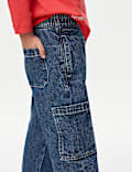 Elasticated Waist Side Pocket Denim Jeans (2-8 Yrs)