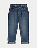 Relaxed Pure Cotton Elasticated Waist Jeans (2-8 Yrs)