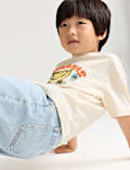 Pure Cotton Minions&trade; Banana Graphic T-Shirt (2-8 Yrs)