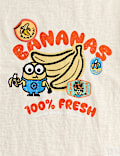 Pure Cotton Minions&trade; Banana Graphic T-Shirt (2-8 Yrs)