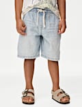 Pure Cotton Denim Shorts (2-8 Yrs)