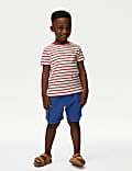 高含棉成衣染色工装短裤（2-8 岁）