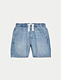 Denim Elasticated Waist Shorts (2-8 Yrs)