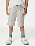 Cotton Rich Striped Chino Shorts (2-8 Yrs)