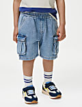 Denim Cargo Shorts (2-8 Yrs)