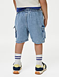 Denim Cargo Shorts (2-8 Yrs)