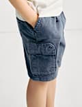 Short cargo en coton (du 2 au 8 ans)
