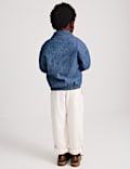Pure Cotton Denim Ripstop Jacket (2-8 Yrs)