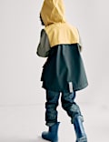 Colour Block Hooded Fisherman Coat (2-8 Yrs)