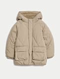 Midweight Padded Hooded Coat (2-8 Yrs)