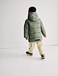 Longline Padded Hooded Coat (2-8 Yrs)