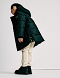 Longline Padded Hooded Coat (2-8 Yrs)