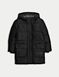 Longline Padded Hooded Coat (2-8 Yrs)