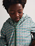 Lightweight Hooded Checked Fisherman Jacket (2-8 Yrs)