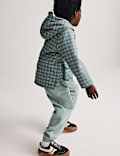 Lightweight Hooded Checked Fisherman Jacket (2-8 Yrs)