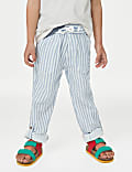Pure Cotton Striped Trousers (2–8 Yrs)