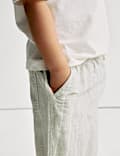 Linen Rich Trousers (2-8 Yrs)