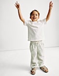 Linen Rich Trousers (2-8 Yrs)