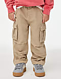 Pantalon cargo coupe large 100 % coton (du 2 au 16 ans)