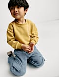 Pure Cotton Double Cloth Cargo Trousers (2-8 Yrs)