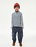 Pure Cotton Chunky Cord Cargo Trousers (2-8 Yrs)