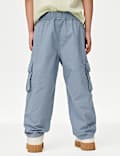 Pure Cotton Ripstop Cargo Trousers (2-8 Yrs)
