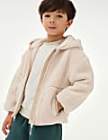 Fleece Zip Through Hooded Top (2-8 Yrs)