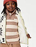 Borg Aztec Print Zip Jacket (2-8 Yrs)