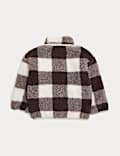 Borg Checked Fleece Lined Jacket (2-8 Yrs)