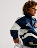 Sweat de rugby NYC en coton (du 2 au 8 ans)